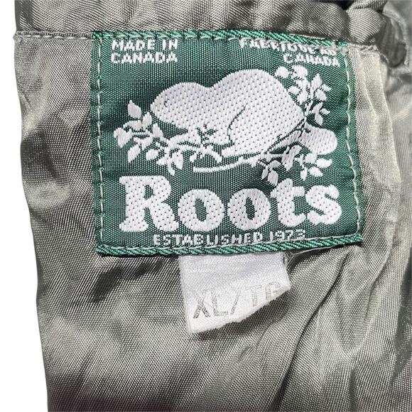 ROOTS 1986 Vintage Wool/Leather Varsity Letterman Jacket Canada Size XL 80s Vtg - Picture 13 of 14